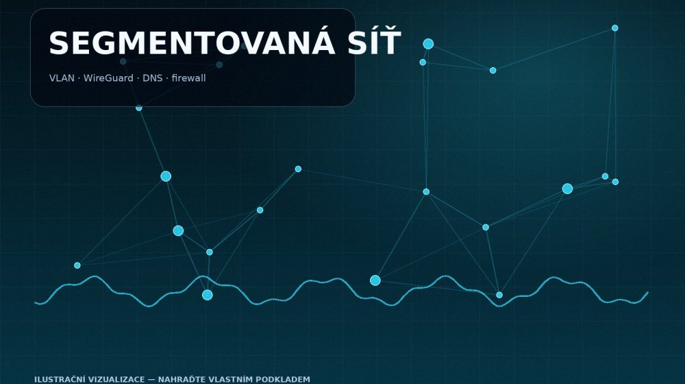 Segmentovaná síť s centrálním DNS